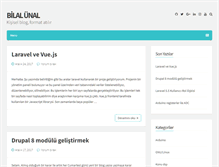 Tablet Screenshot of bilalunal.net